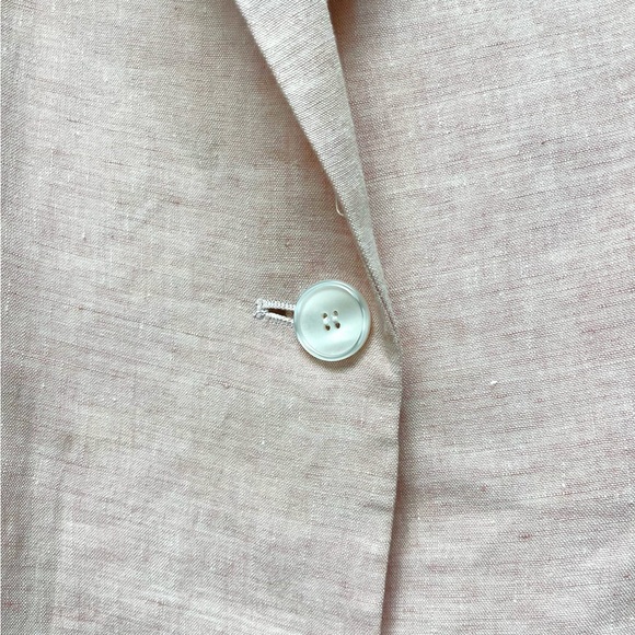 Judith and Charles pink linen blazer - Picture 4 of 7